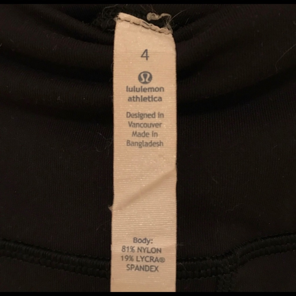 Lululemon black leggings - Picture 4 of 4